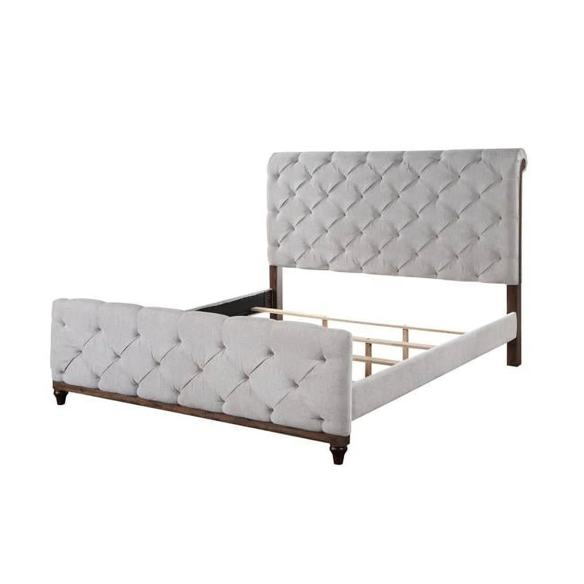 Queen Size Reclaimed Oak Bed C788