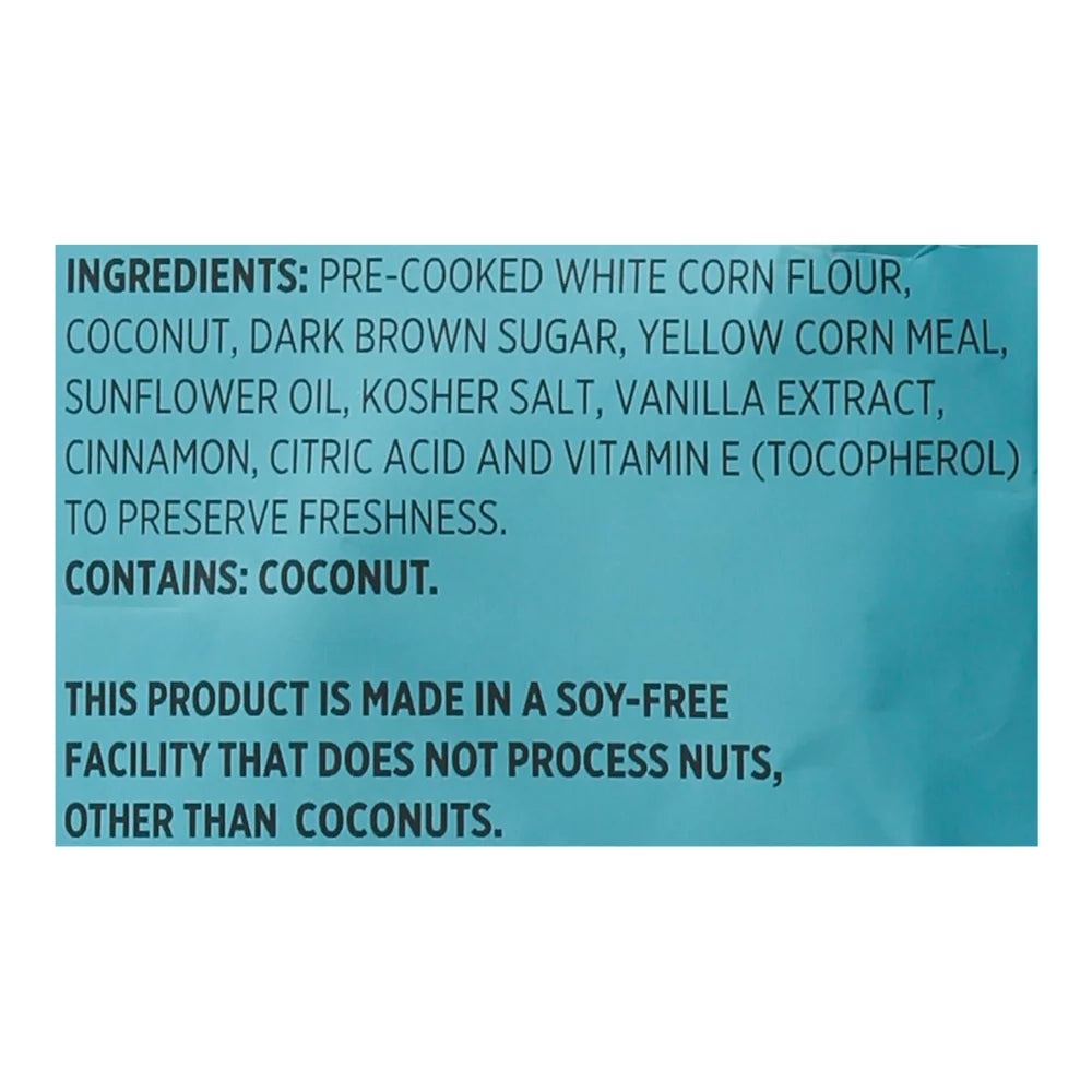 Extra Thin Toasted Corn Crisps Vegan Gluten Free 3 Pack Coconut X516