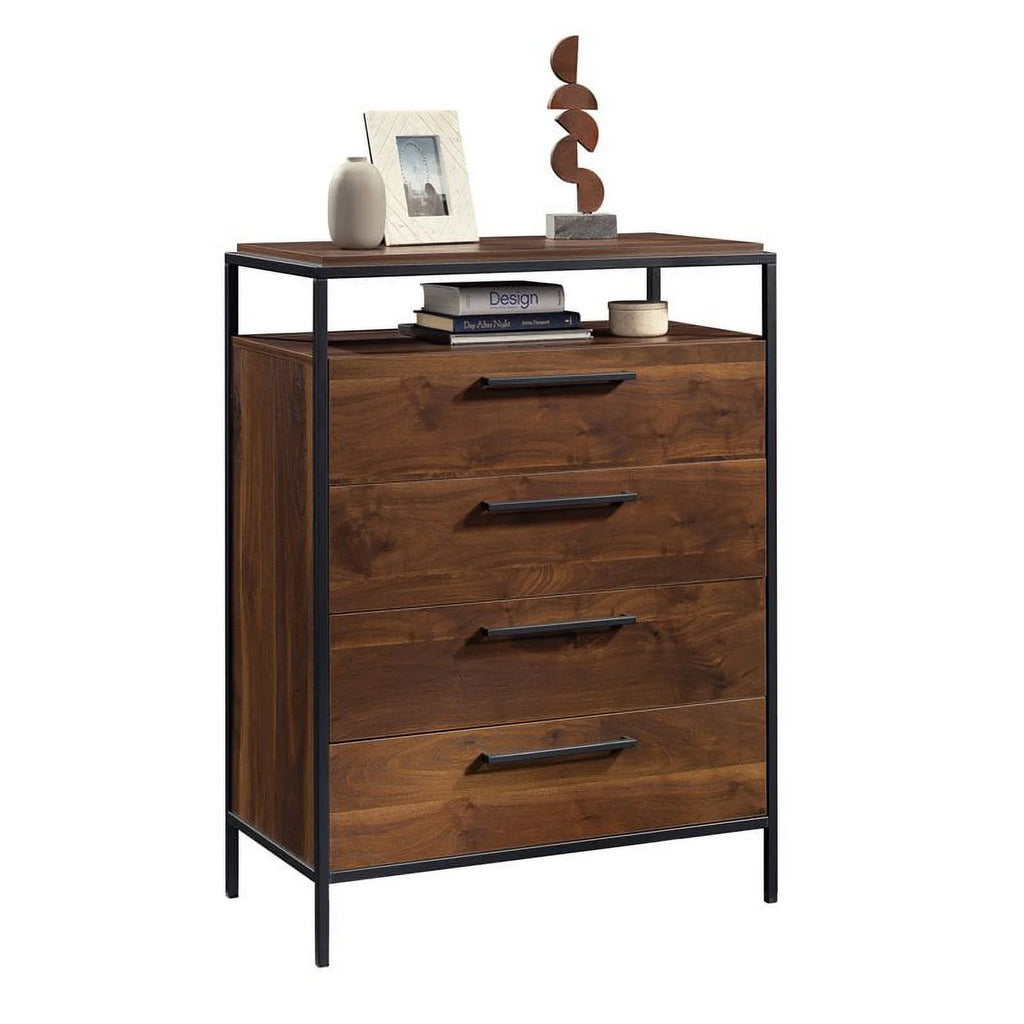 4-Drawer Bedroom Dresser with Open Shelf Q3563