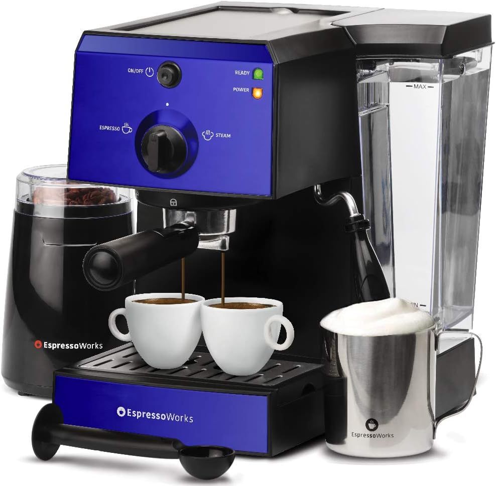 15 Bar Espresso Machine & Cappuccino Maker with Milk Steamer Z19378