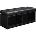 Black Storage Bench G43303