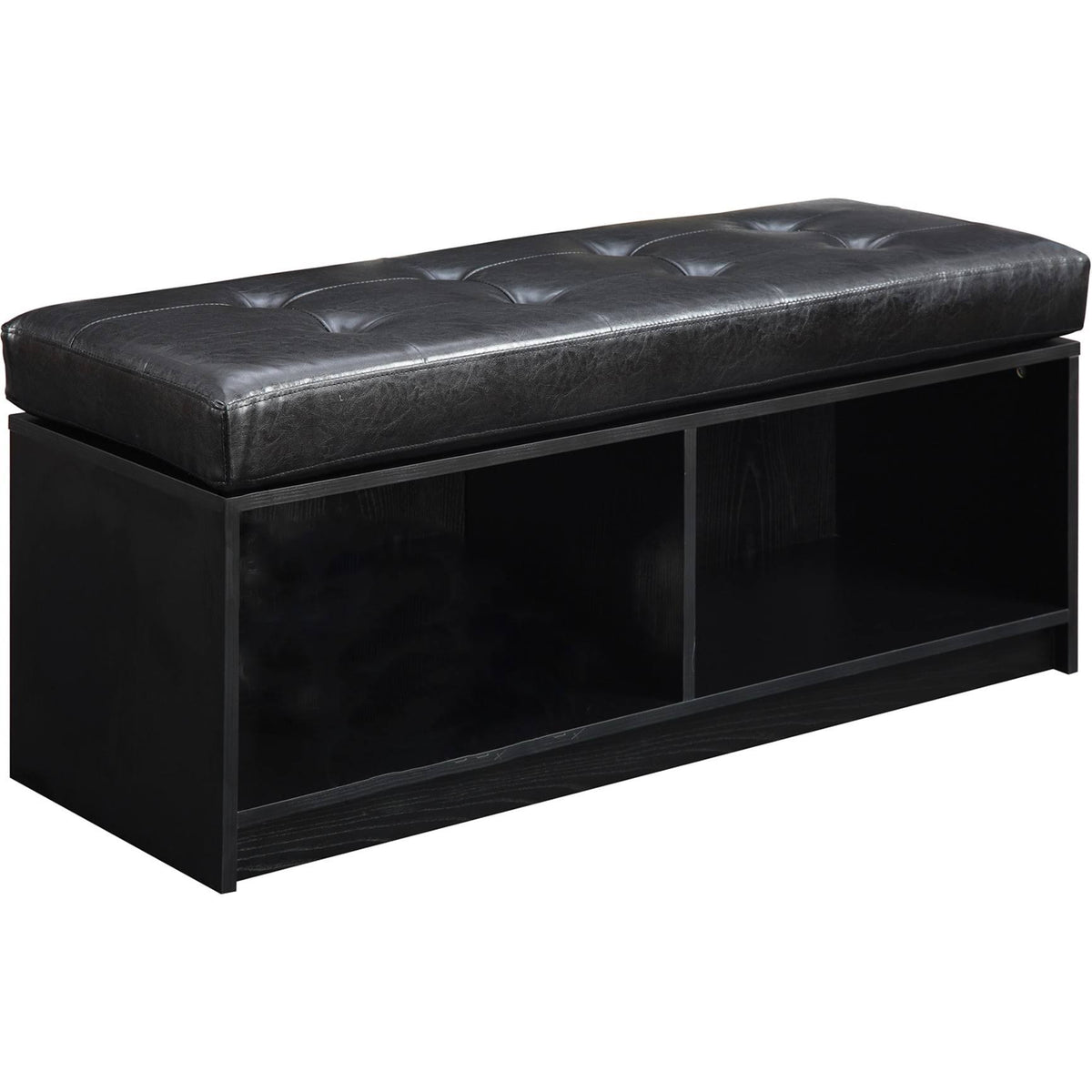 Black Storage Bench G43303