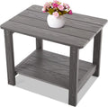 Rectangle 2-Tier Outdoor Side Table X561266