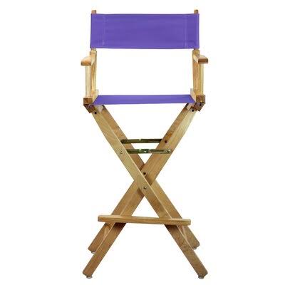 Folding Director Chair Purple Natural A627217