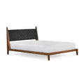 King Size Black Leather Bed Z19532