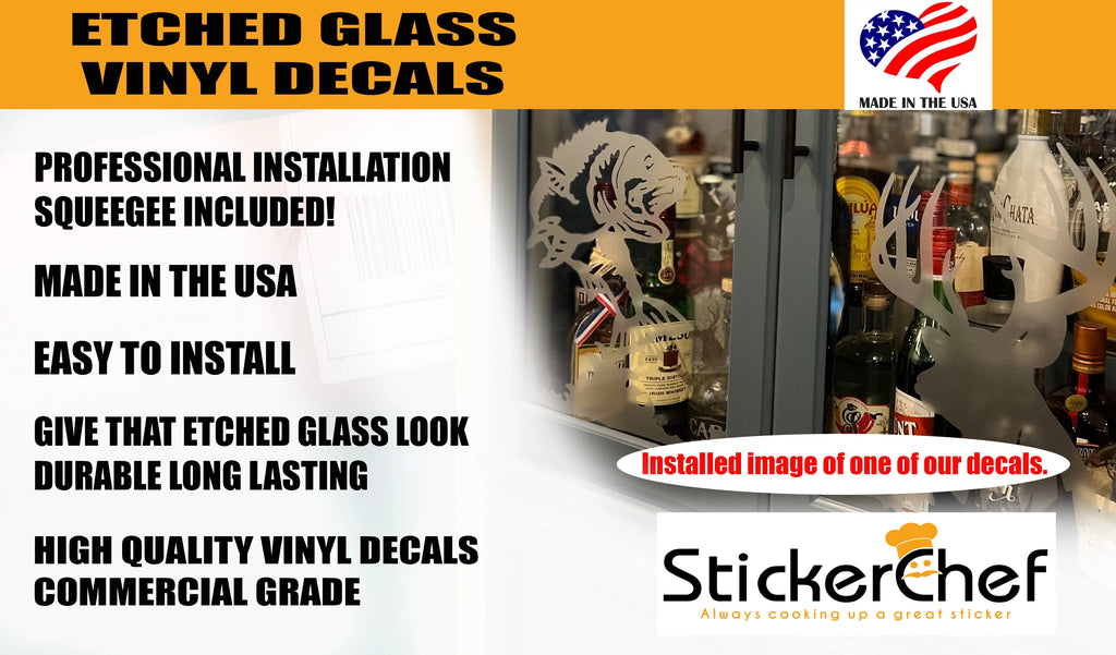 Etched Glass Privacy Film Y7068
