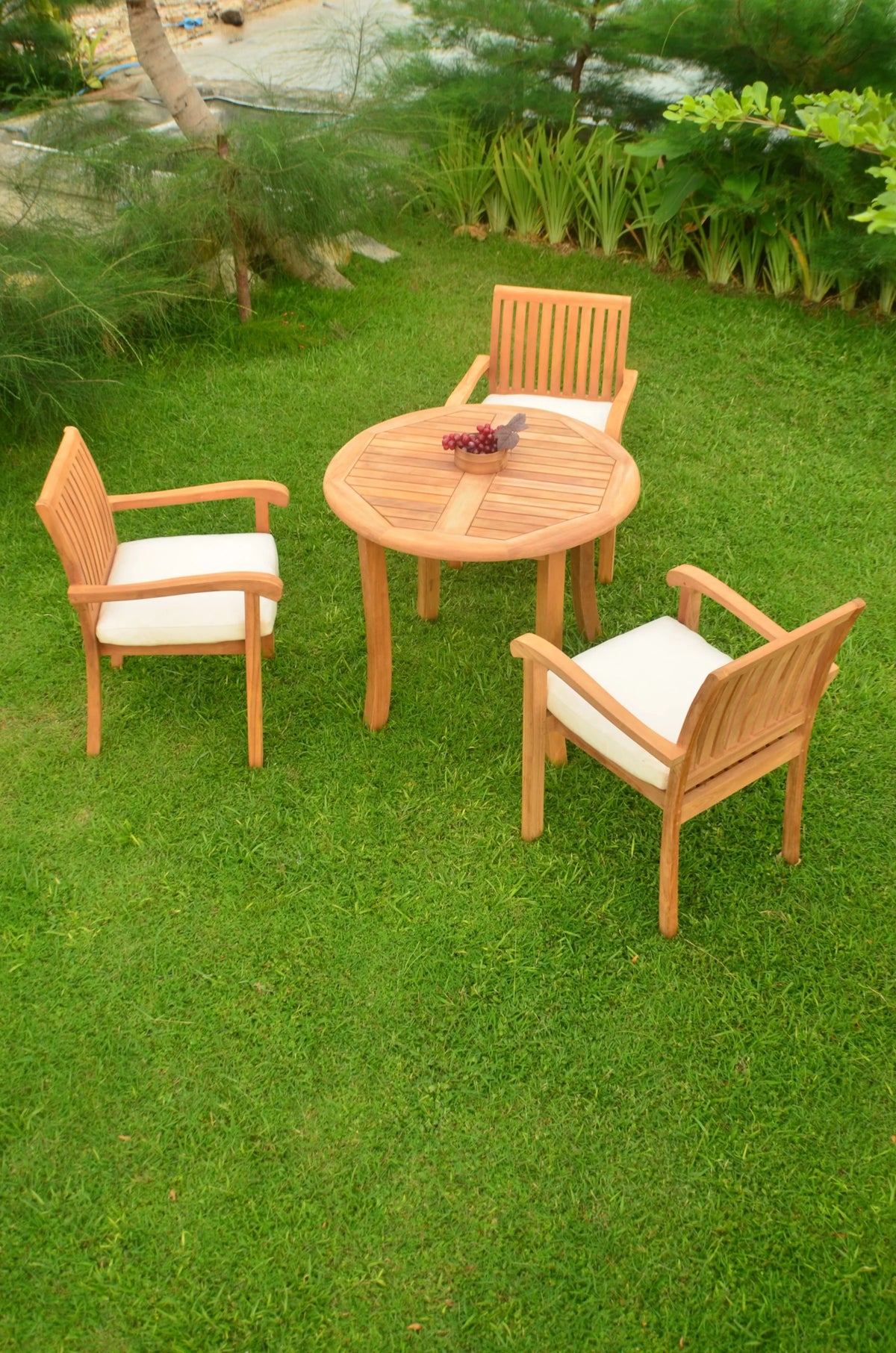 3 Seater 4 Pc Teak Dining Set T36065
