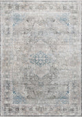 Silver Blue 2'8 x 10' Rug V14542