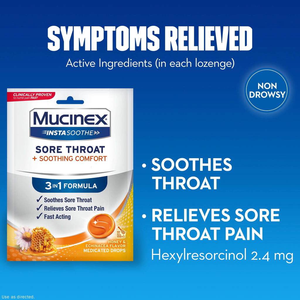 Honey Echinacea Cough Drops 40 Count N6644