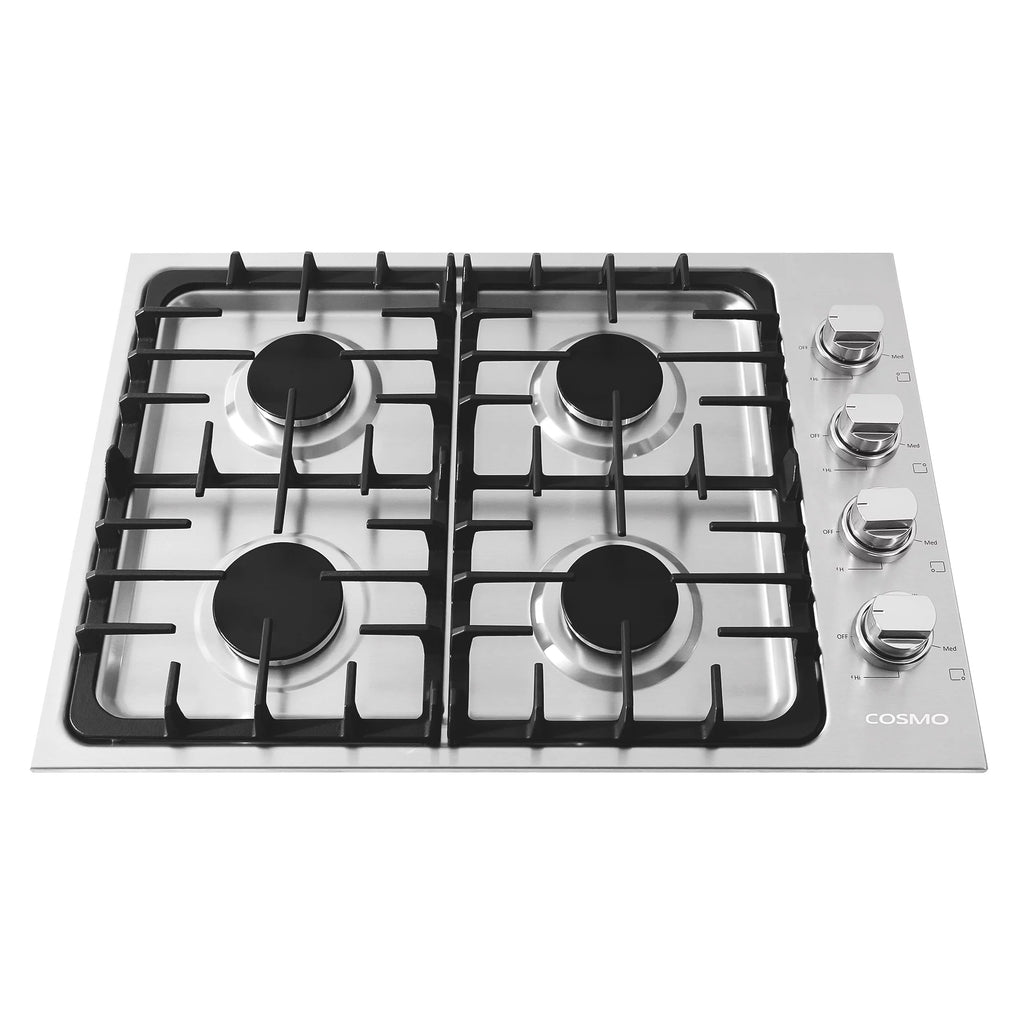 3 Piece Kitchen Package with Gas Cooktop Range Hood and Electric Wall Oven J575