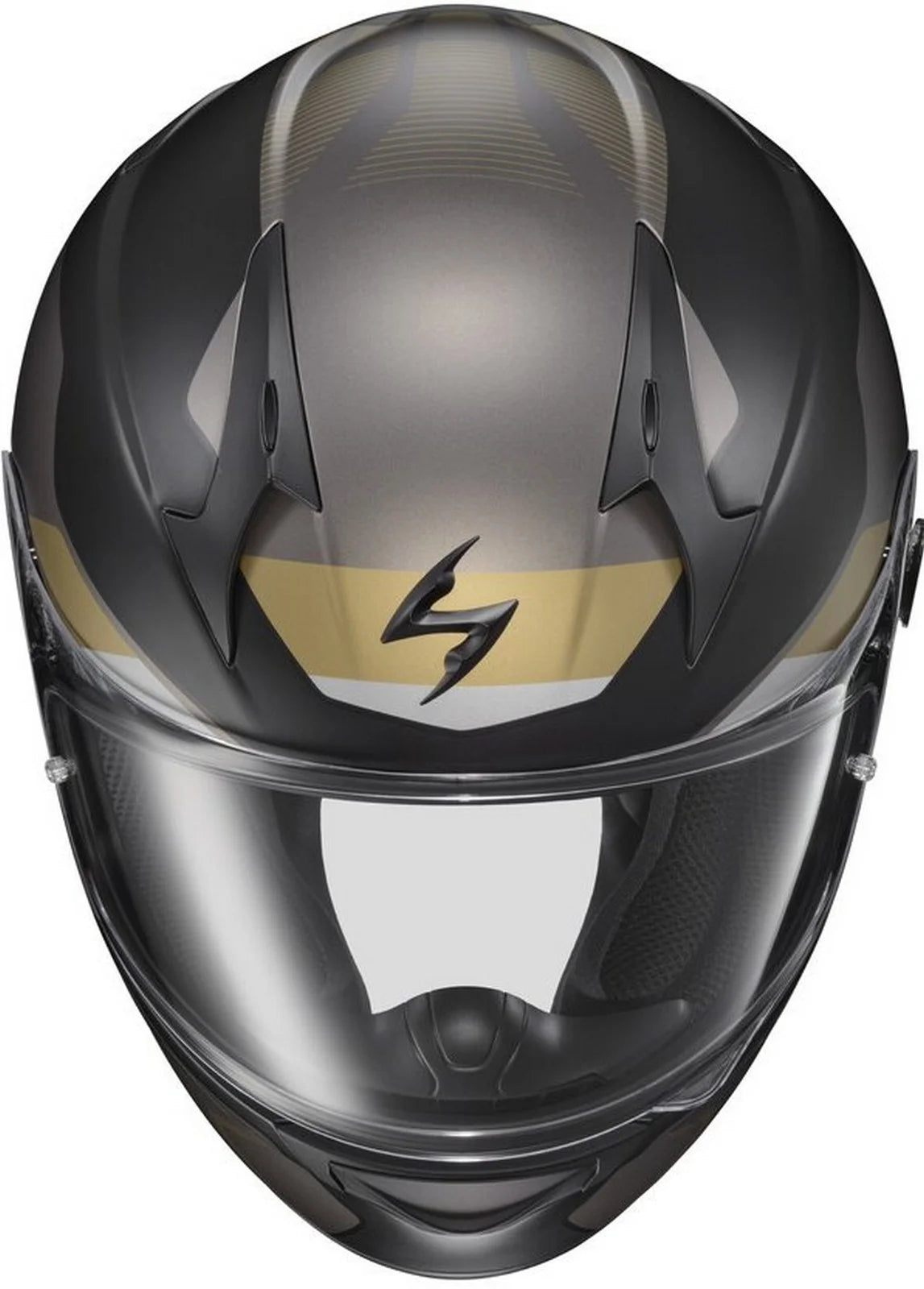 Black Gold XL Motorcycle Helmet S27601