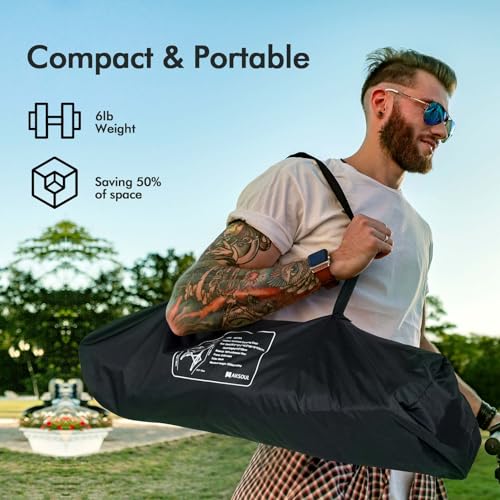Hammock Camping Chair with Storage Bag 265lbs Weight Capacity N17320