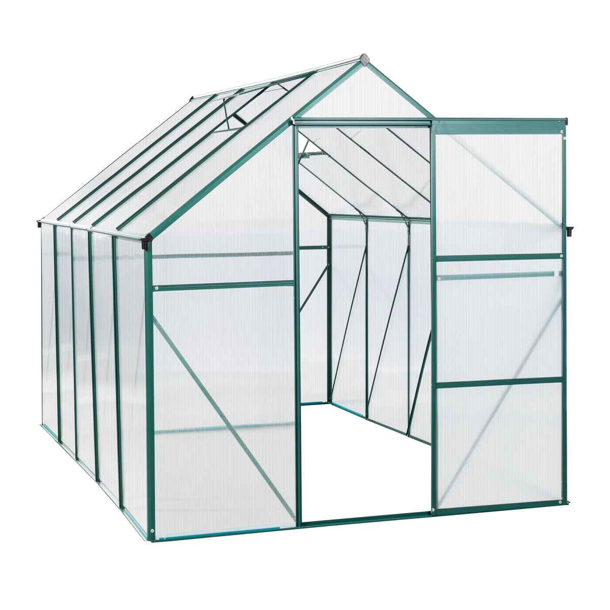 6' x 10' Aluminum Polycarbonate Greenhouse I325
