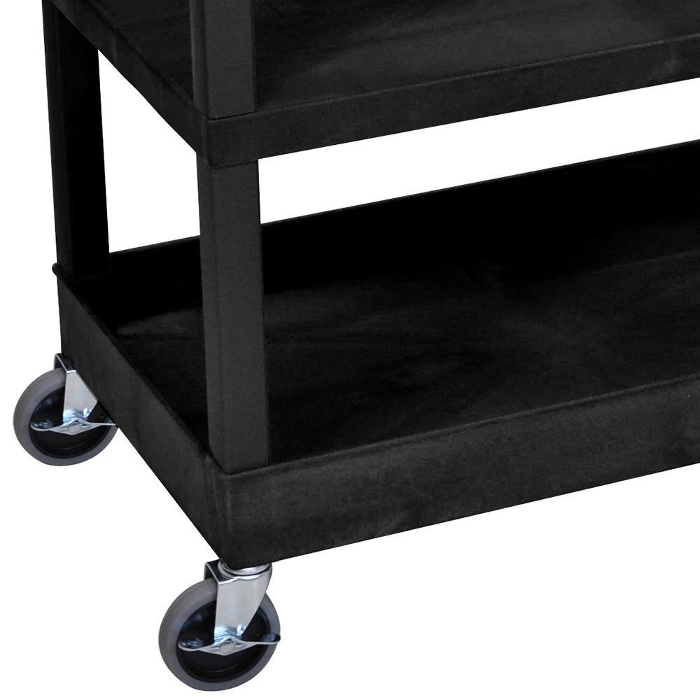 Black Cart with Shelves N40461