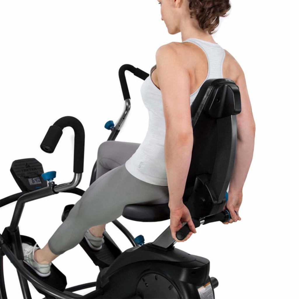 Black Recumbent Cross Trainer and Cardio Elliptical T97183