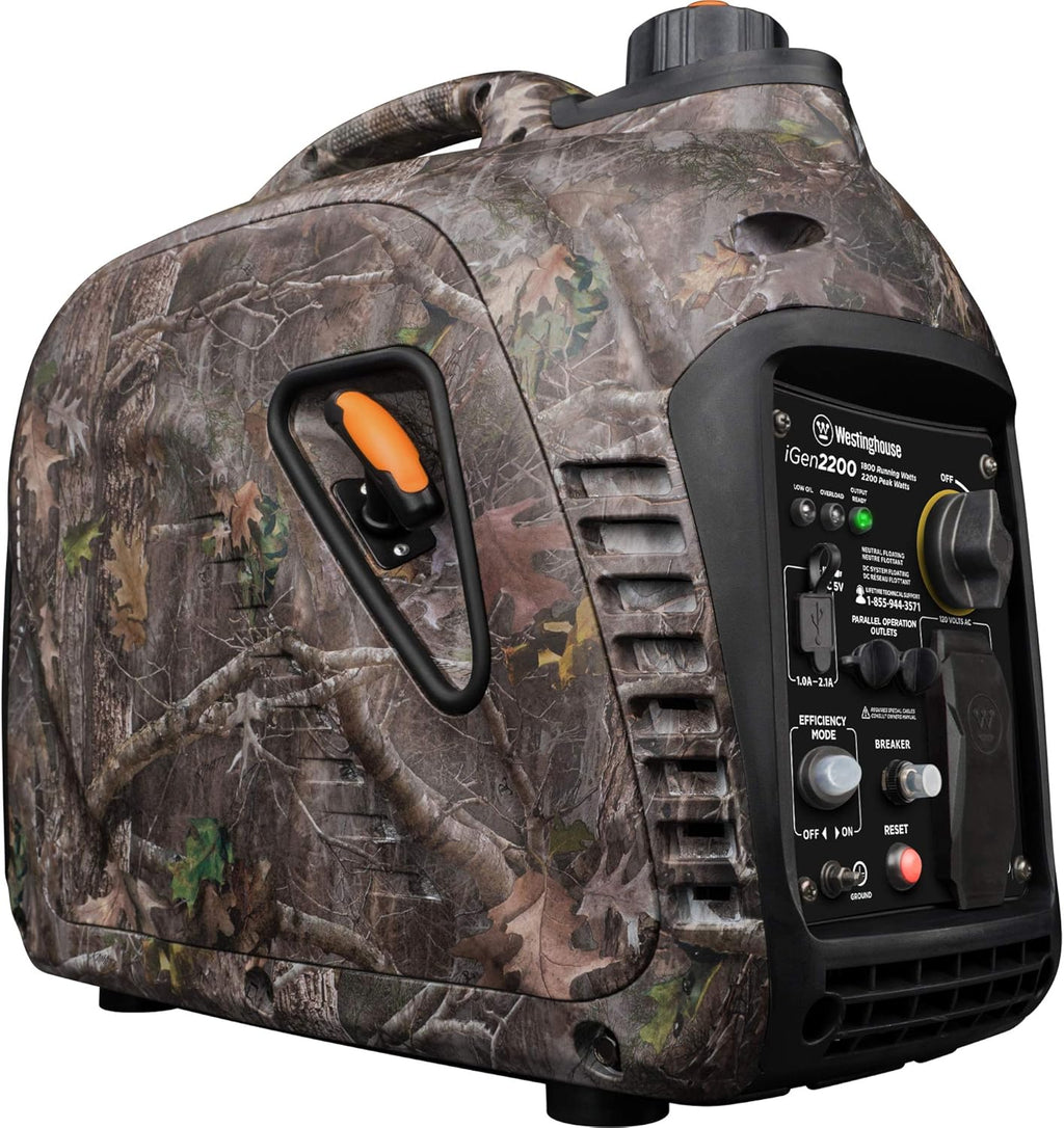 Portable Inverter Generator 2200 Peak Watts Gas Powered E611