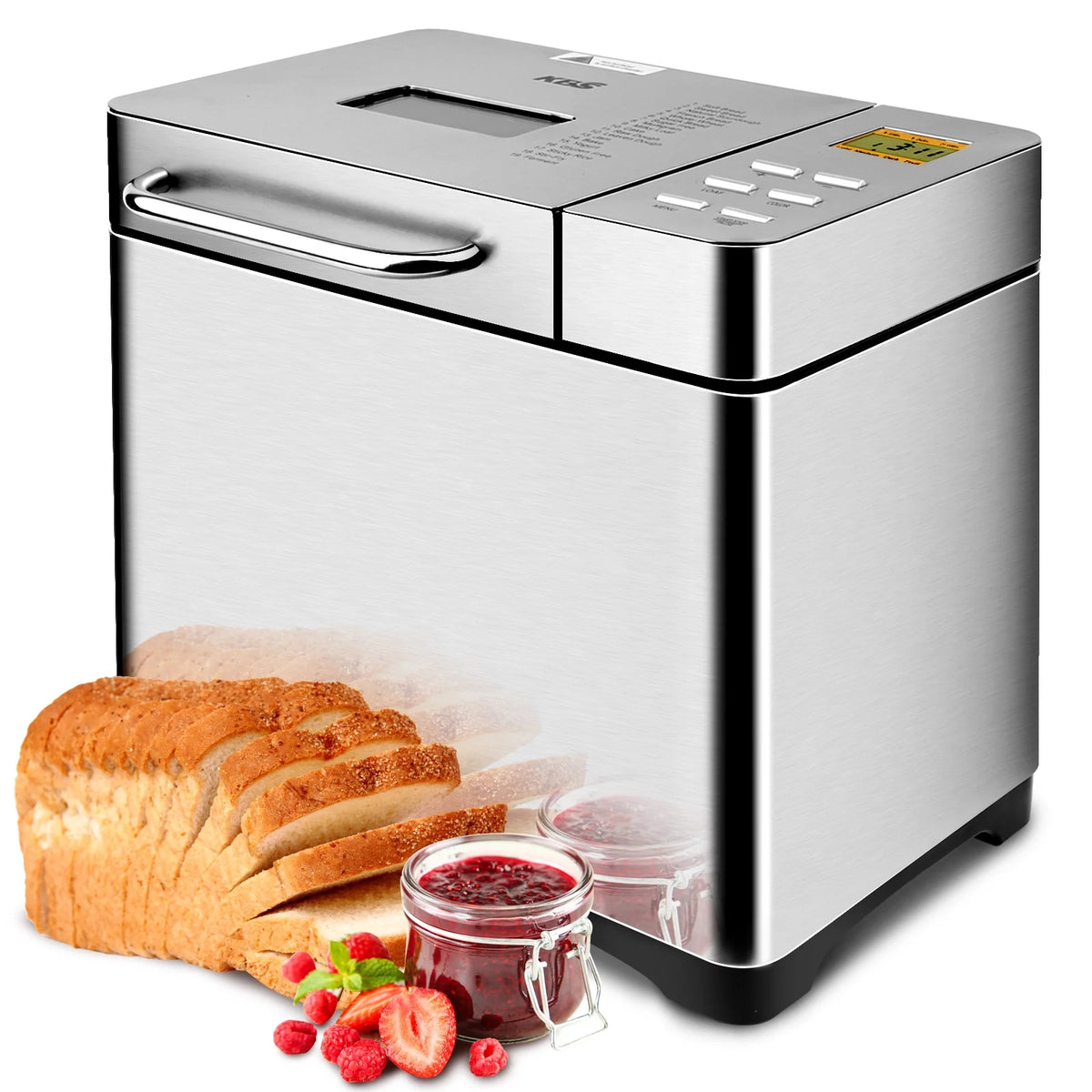 2LB Automatic Stainless Steel Bread Maker K3399
