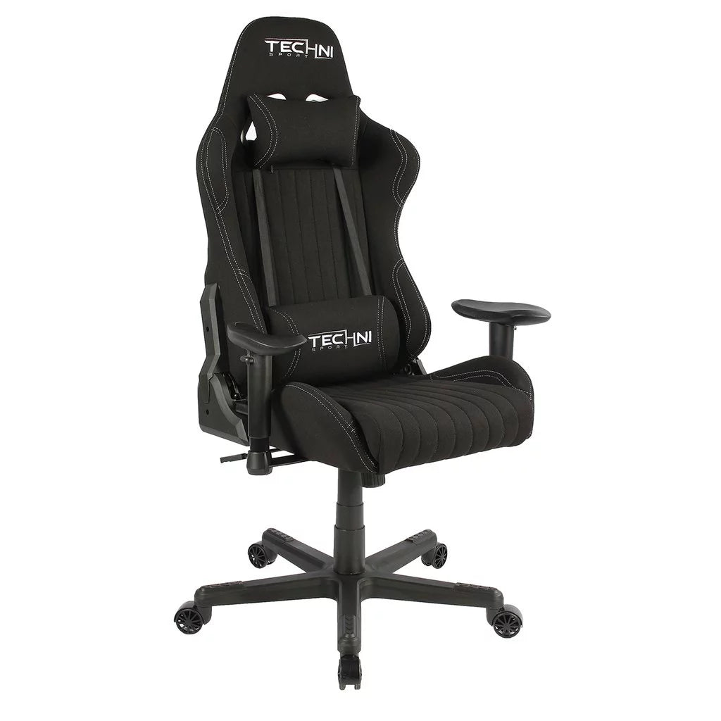 Black Ergonomic High Back Fabric Gaming Chair S8303