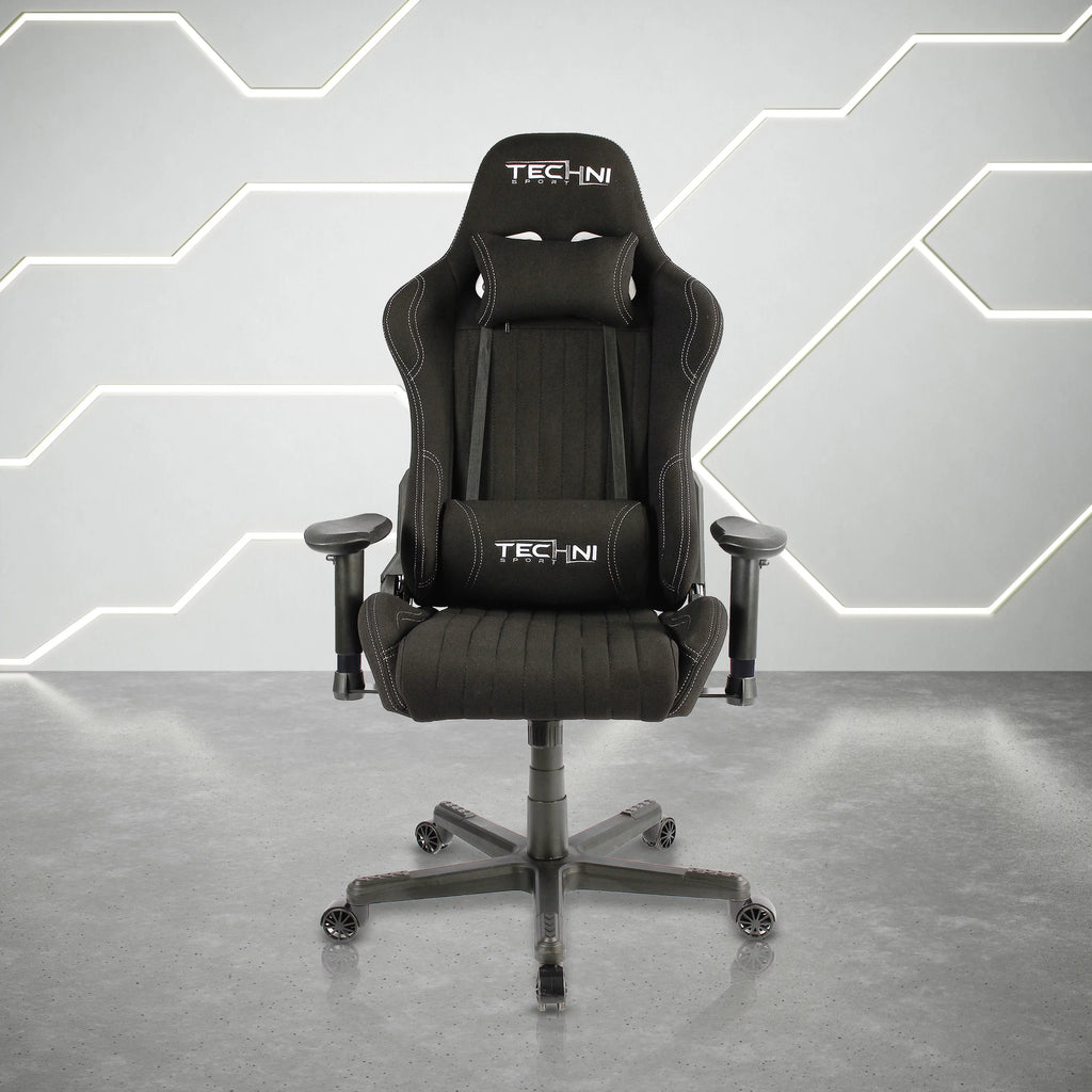 Black Ergonomic High Back Fabric Gaming Chair S8303