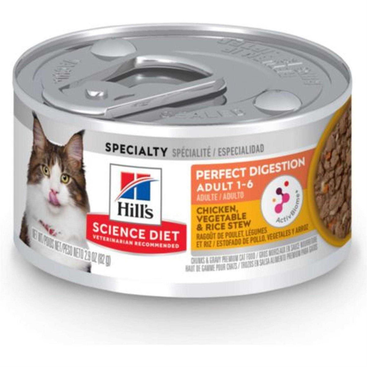 Chicken Vegetable & Rice Stew Adult Canned Cat Food T286