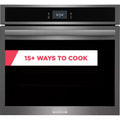 30 in. Single Electric Built-In Wall Oven with Total Convection in Black Stainless Steel R909