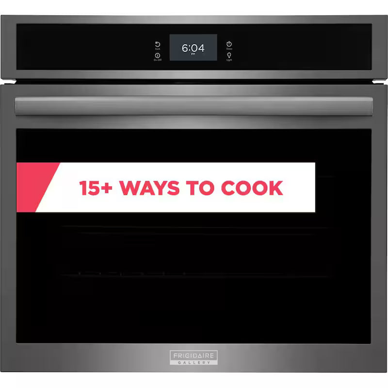 30 in. Single Electric Built-In Wall Oven with Total Convection in Black Stainless Steel R909