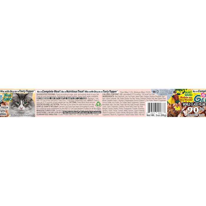 Natural Non-GMO Beef Cat & Kitten Can Food D645566