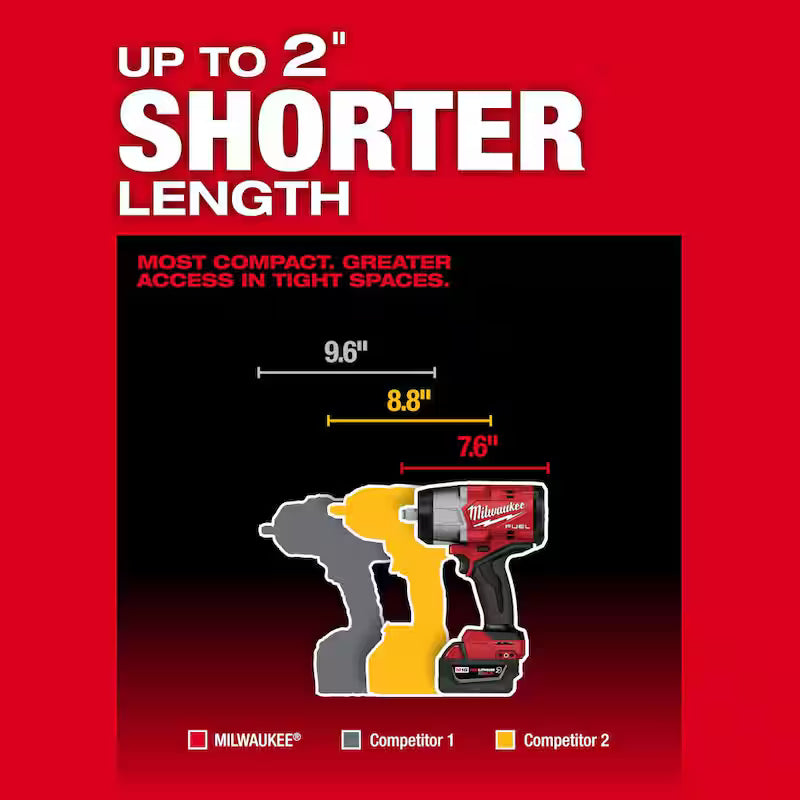18V Lithium-Ion Brushless Cordless 1/2 in. Impact Wrench Kit R6607