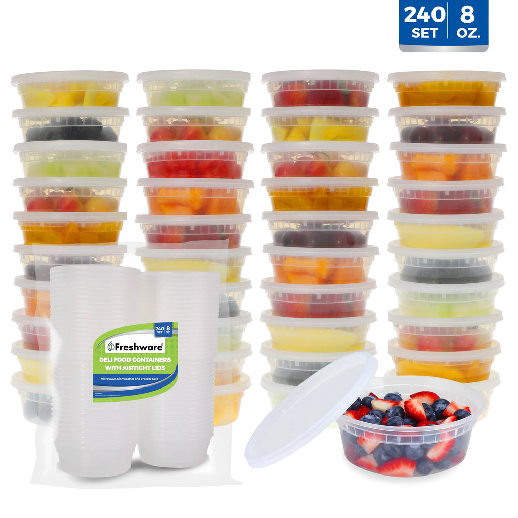 Plastic Food Storage Containers with Lids Y7895