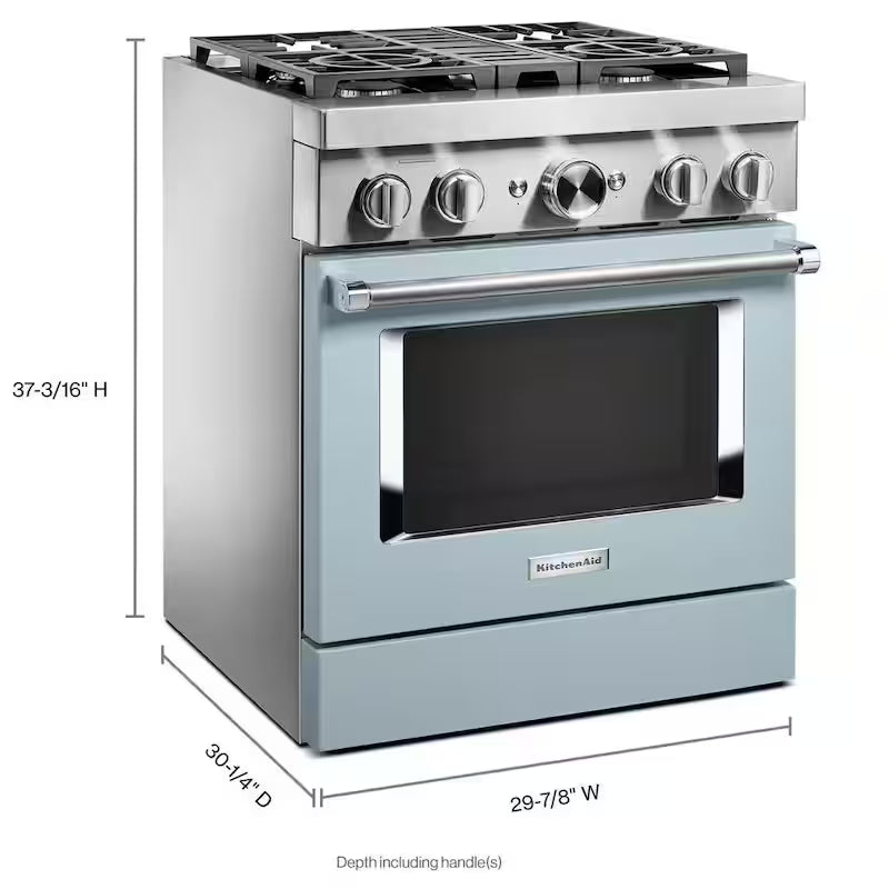 4 Burner Dual Fuel Freestanding Smart Range H548