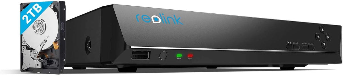 4K PoE 8 Channel NVR with 2TB Hard Drive G469