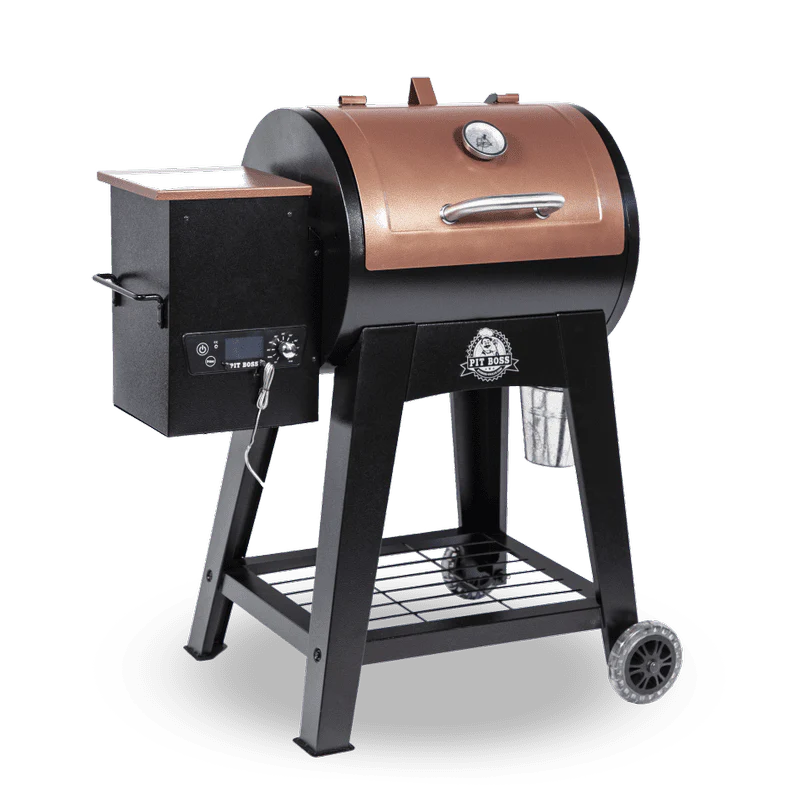 Wood Pellet Grill With Flame Broiler and Meat Probe B5977