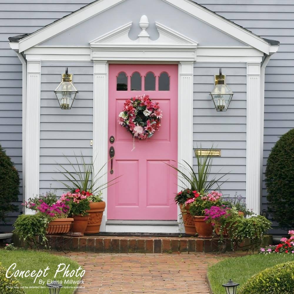 Plain PVC Pilaster with Standard Capital & Base (Pair) Q194887