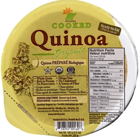 Organic Cooked Quinoa 4.2 oz Pack of 4 F9528