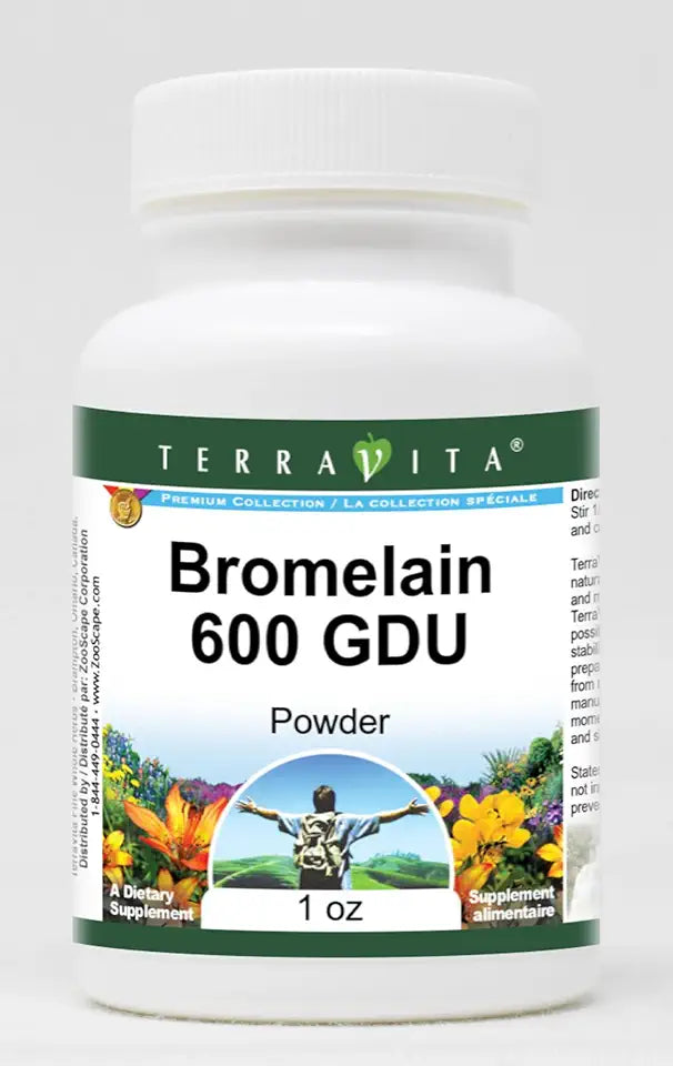 Bromelain 600 GDU Powder 1 oz B1050