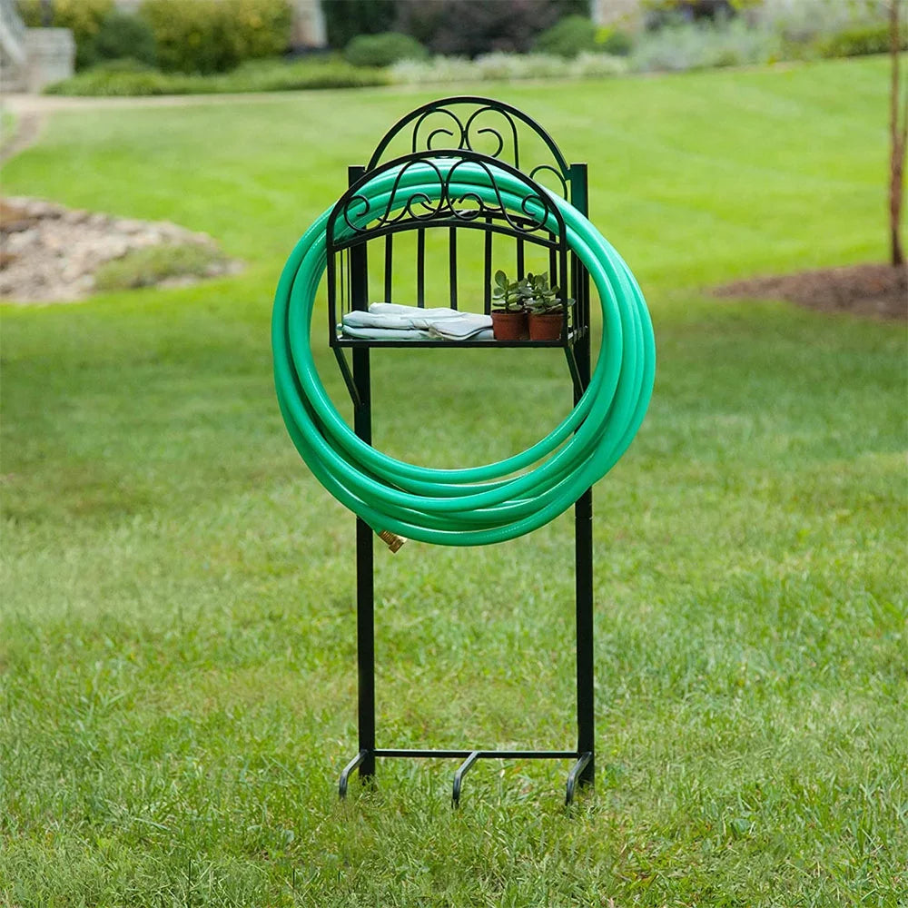 Steel Water Hose Stand with Storage Z595