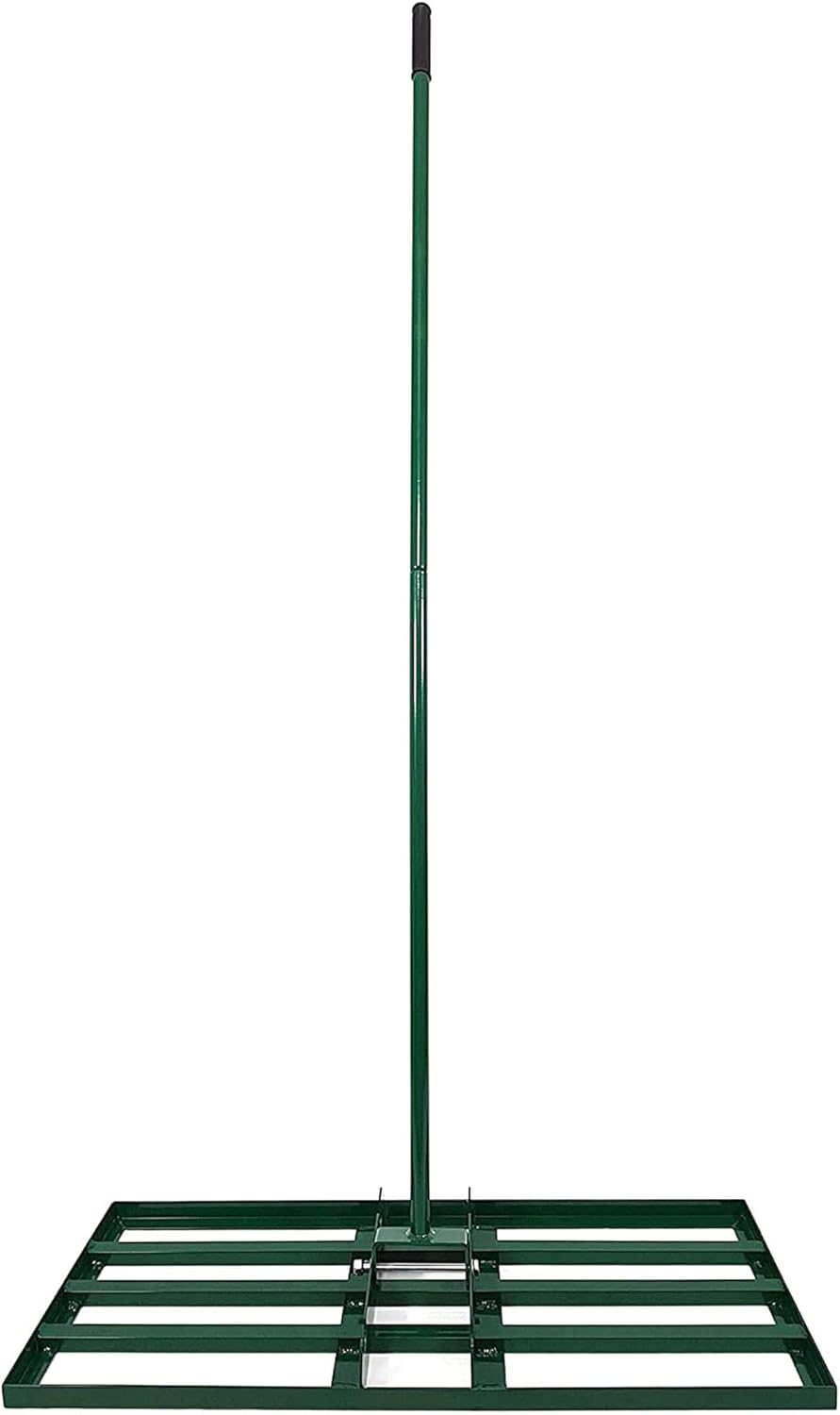 36 Inch Wide 72 Inch Handle Powder Coated Lawn Leveler Rake P968