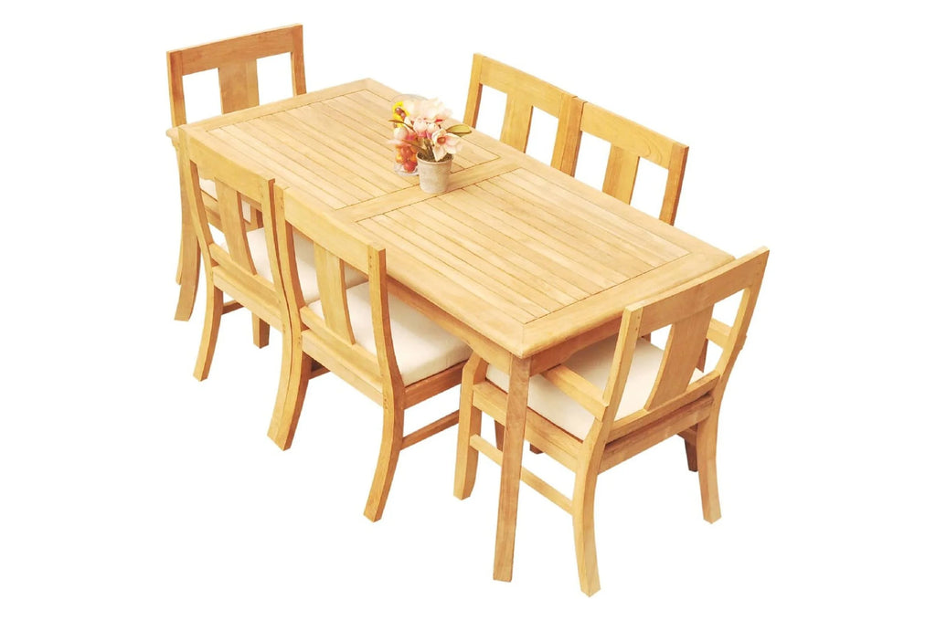 6 Seater 7 Pc Teak Dining Set P123139