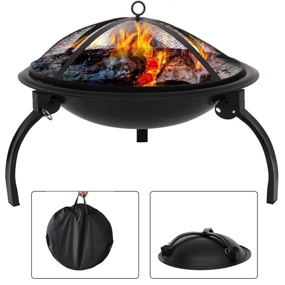 Portable Charcoal Grill and Offset Smoker S16002