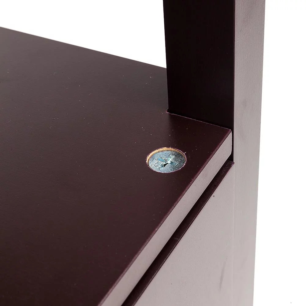Brown Narrow End Table C741