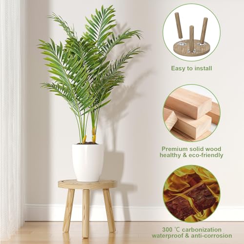 3-Pack Wood Plant Stands F337