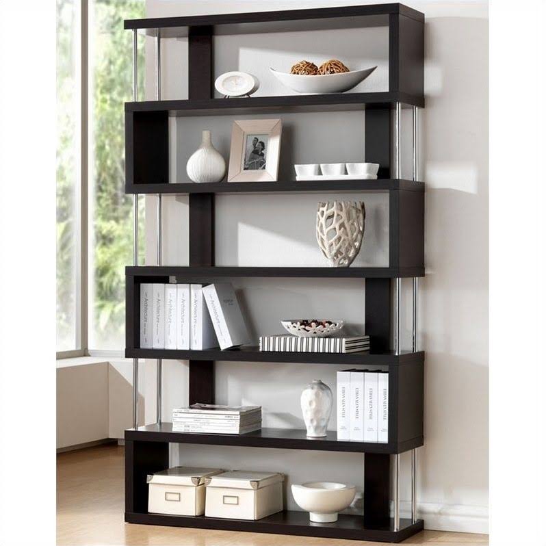 6 Shelf Modern Bookcase H2517