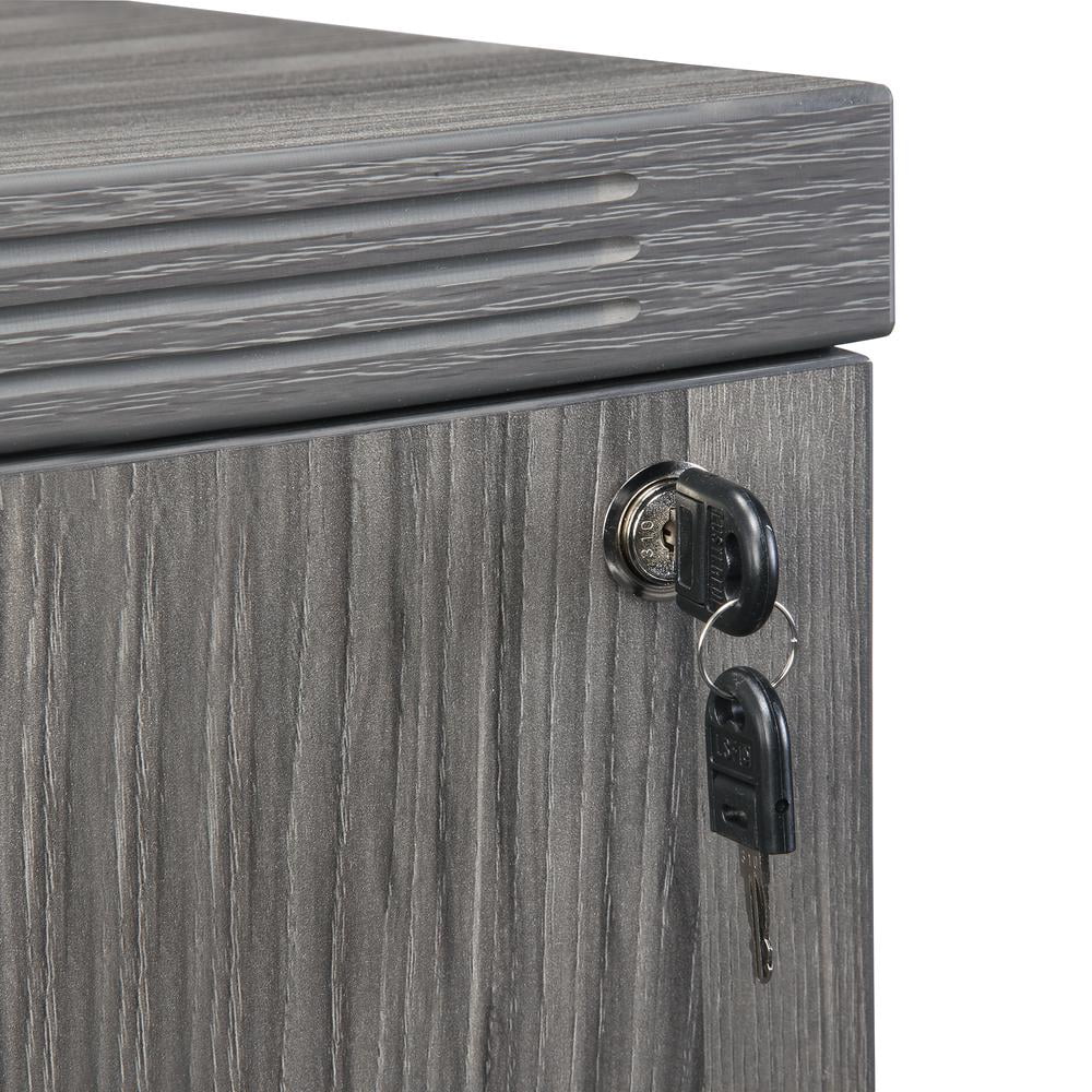 2 Drawer Gray Steel File Cabinet M700783