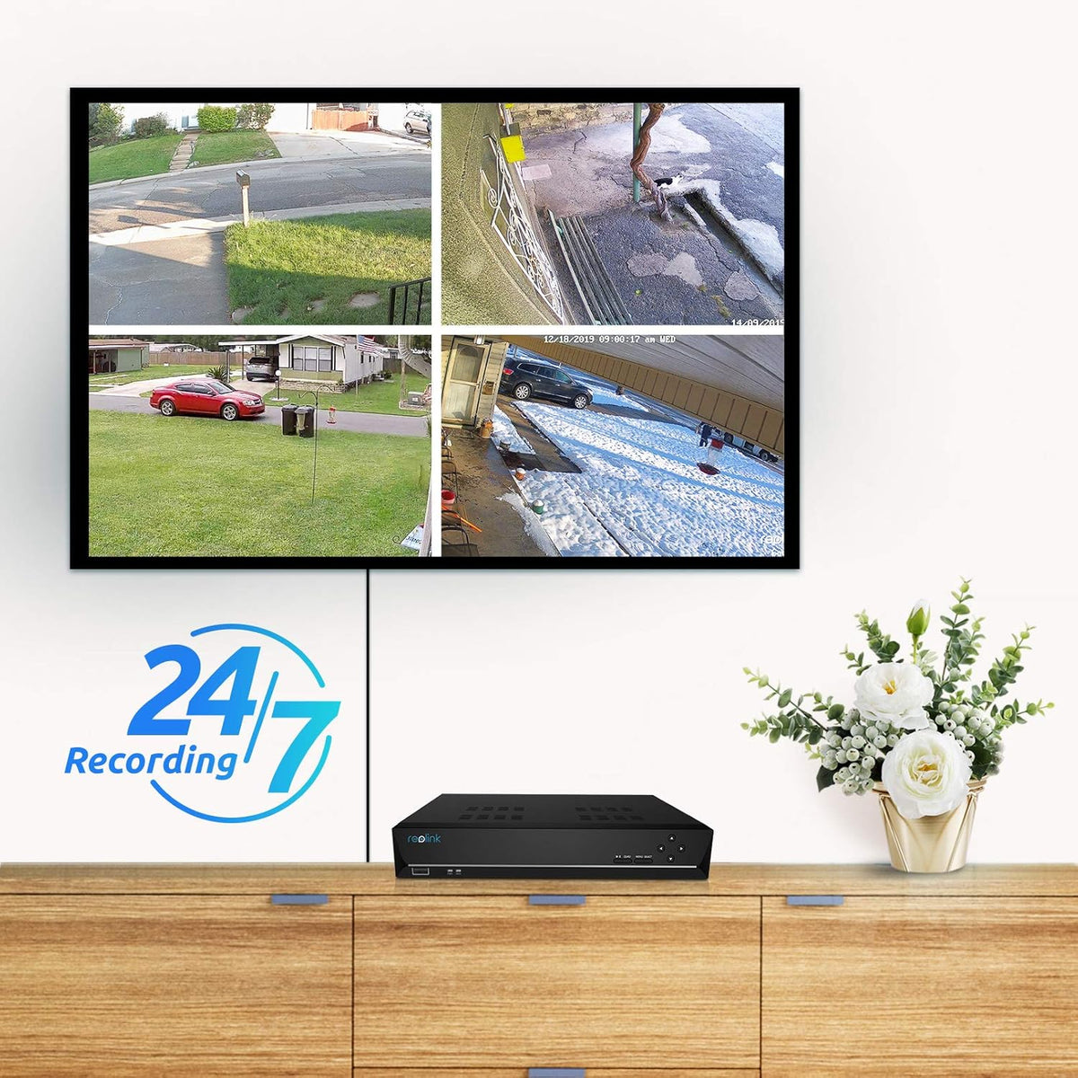 4K PoE 8 Channel NVR with 2TB Hard Drive G469