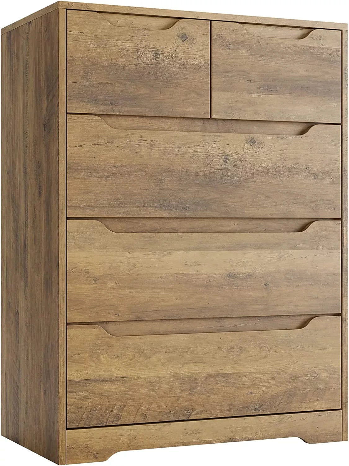 5 Drawer Wood Dresser F689
