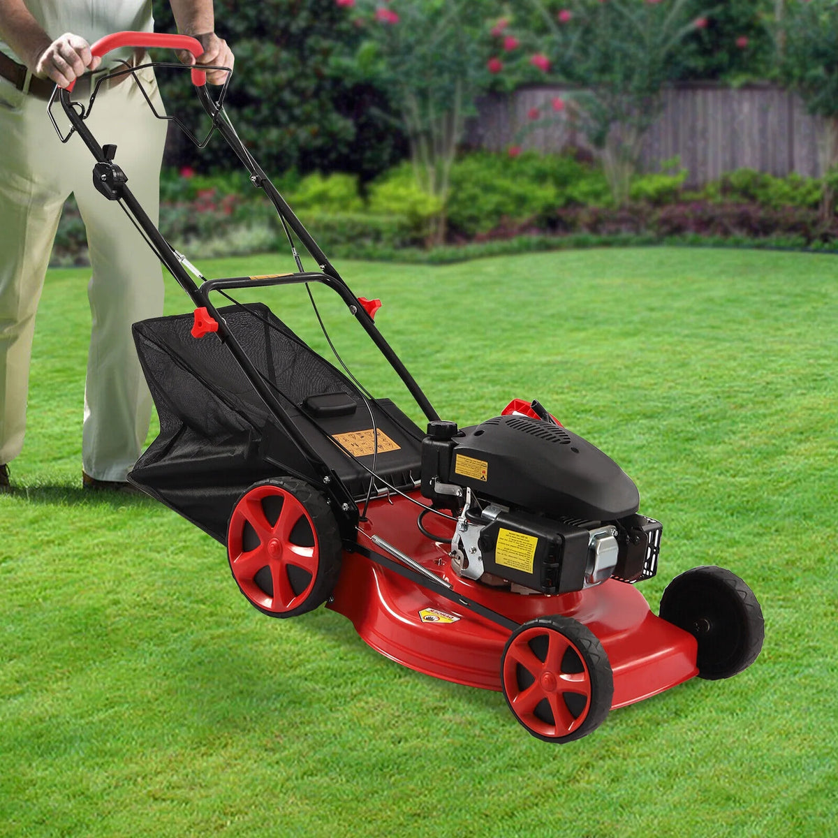 140cc Gas Self Propelled Walk Behind Lawn Mower V922