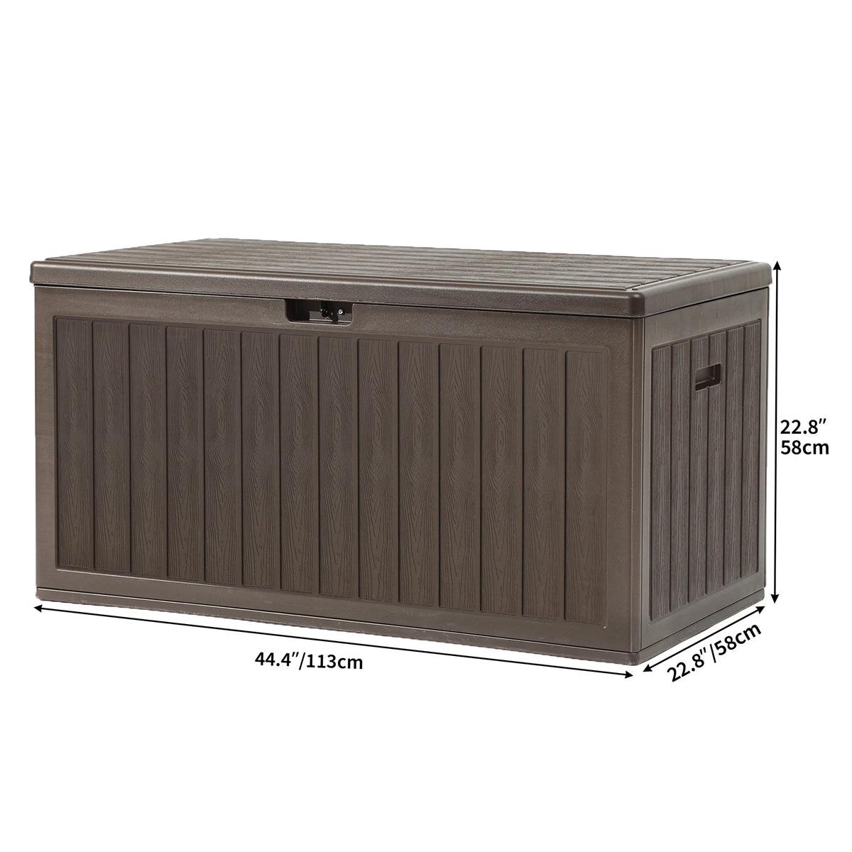 86 Gallon Double-Wall Resin Deck Box O204897
