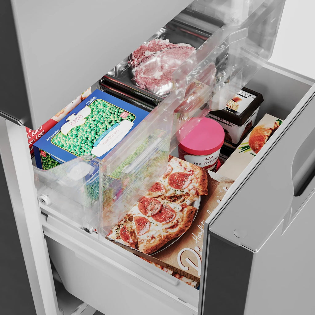 18.7-Cu. Ft. Stainless Steel Bottom Mount Refrigerator W14754