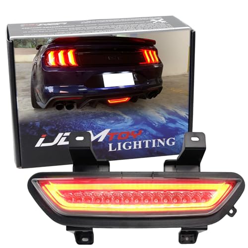 Clear Lens LED Rear Fog Light Kit with Red Tail Brake Lamp & White Backup Reverse Lamp O450777