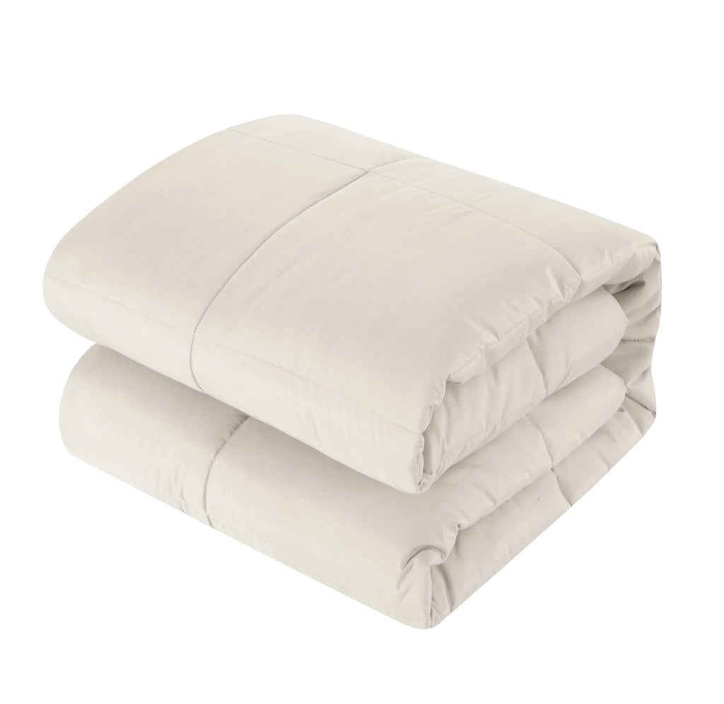 Beige King 8-Piece Comforter Set U772326